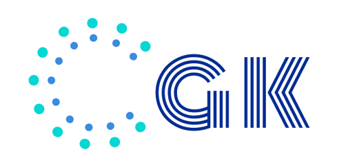 Grafik mit Buchstaben G und K